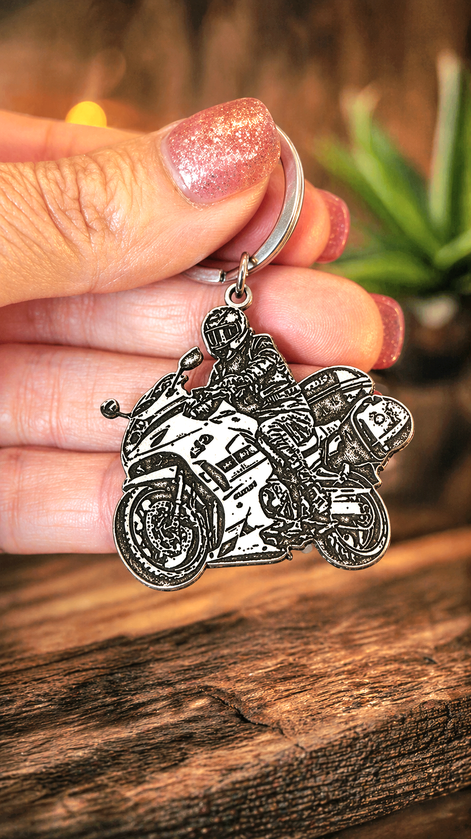 Personalised Stainless Steel Photo Cut-Out | Custom Pet, Portrait & Vehicle Keepsake | Engraved Photo Charm