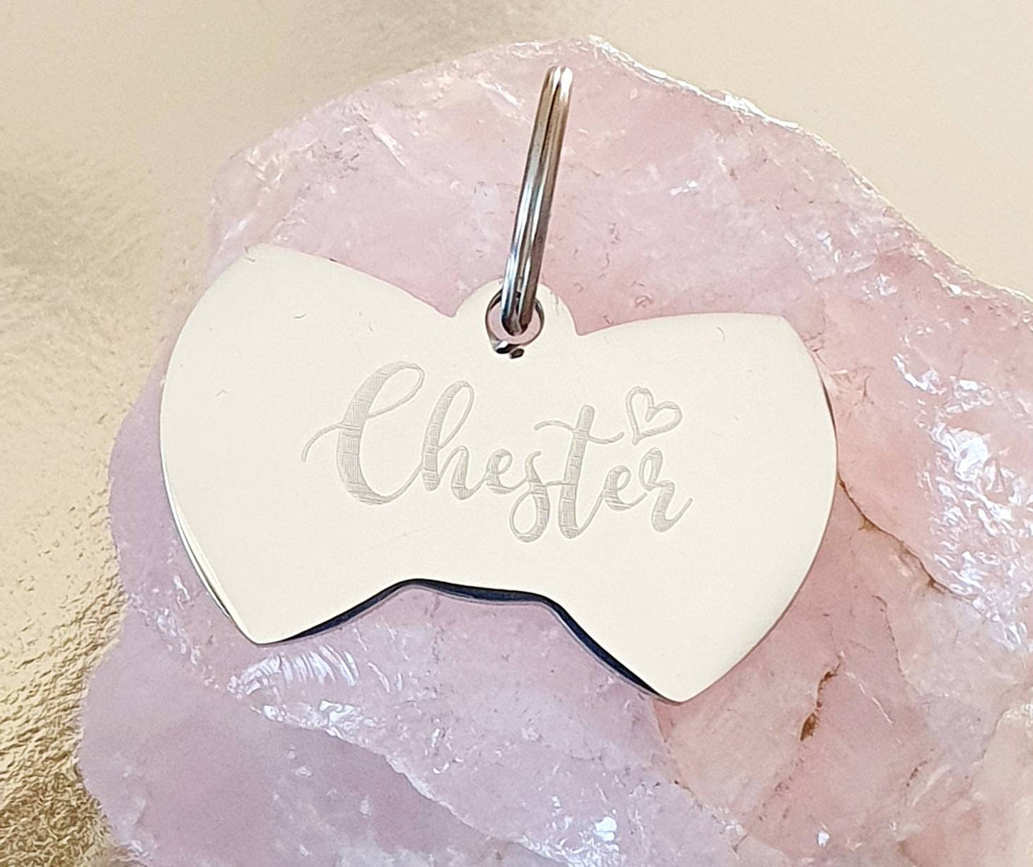 Dog or Cat ID tag , engraved, lots of fonts to choose from.