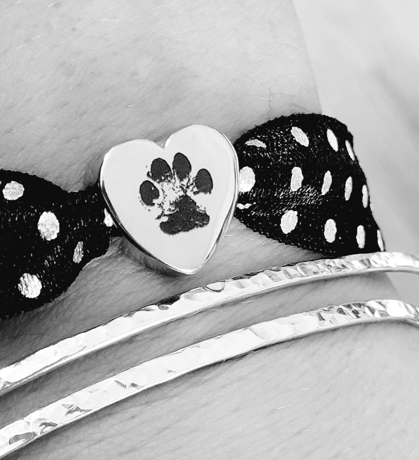 Photo gift, engraved personalised European charm (fit pandora or snake chain)