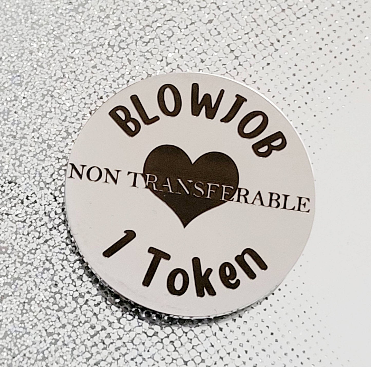 Blow job token , Valentines gift, Can be personalised. Includes gift box.