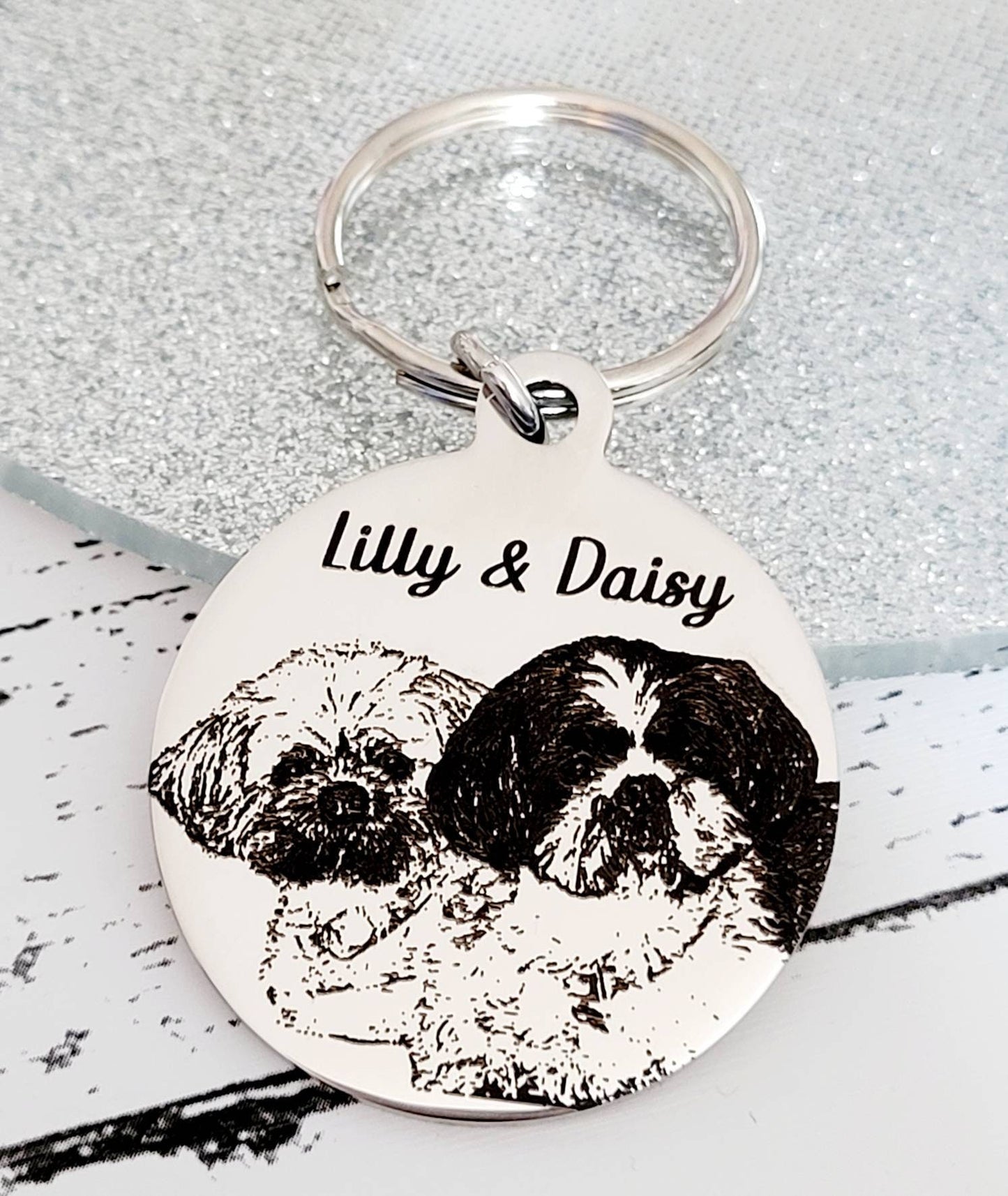 Actual photo keyring, from any photo