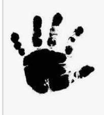 Baby actual handprint,  footprint or fingerprint keyring. From any photo of a print