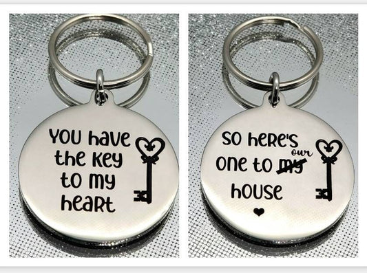 Key to my house keyring.