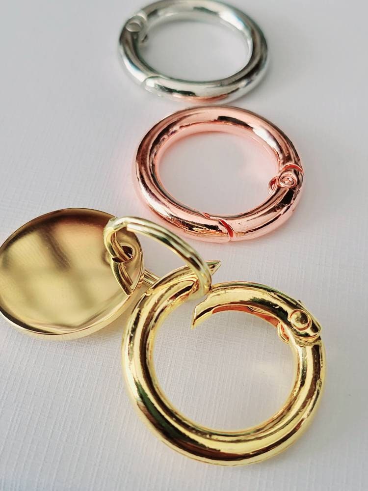 Add on 25mm Carabiner available in silver, gold or rose gold.