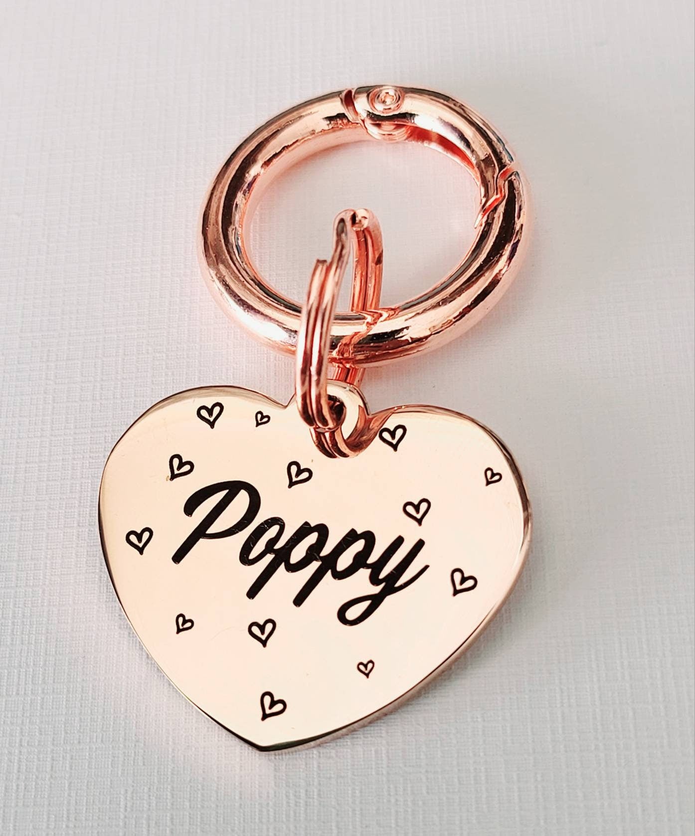 Add on 25mm Carabiner available in silver, gold or rose gold.