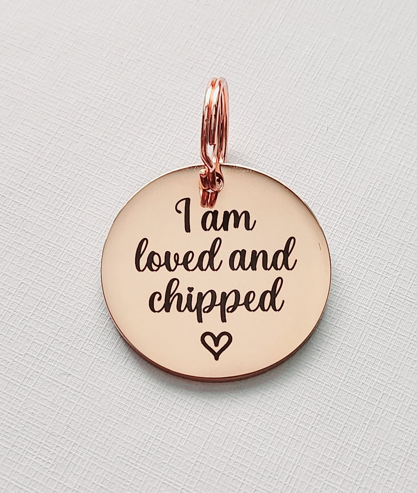 Luxury pet ID tag, dog tag, collar tag, cat tag, various colours, engraved