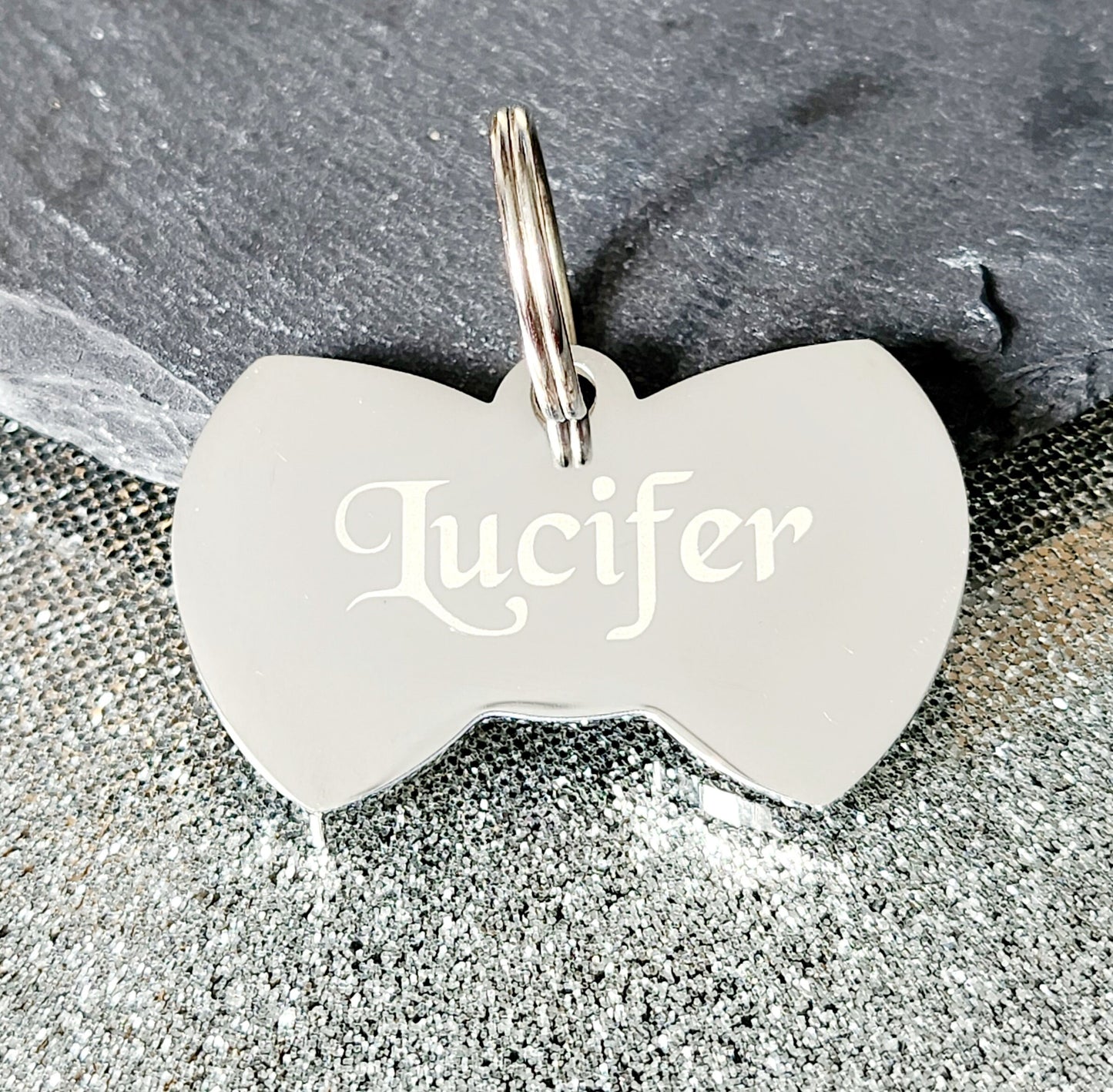 Dog or Cat ID tag , engraved, lots of fonts to choose from.
