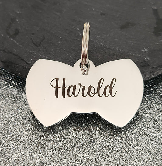 Dog or Cat ID tag , engraved, lots of fonts to choose from.