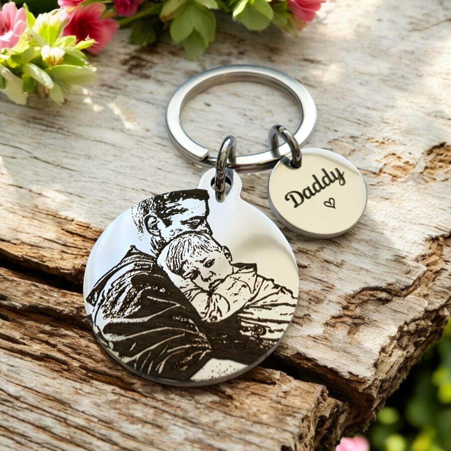 Actual photo keyring, Children, family gift for mum, dad, any member of the family.