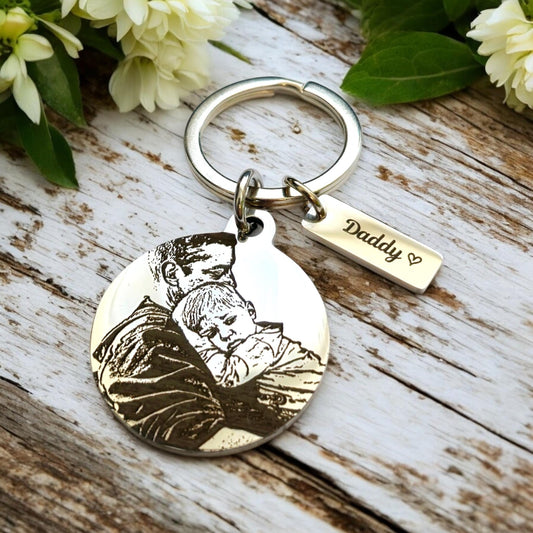 Actual photo keyring, Children, family gift for mum, dad, any member of the family.