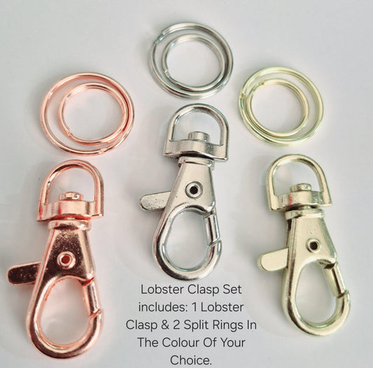 Split ring and lobster clasp add on ONLY