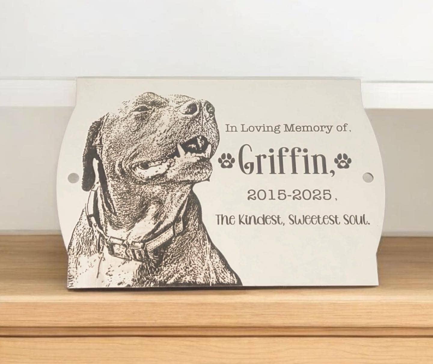 Custom Engraved Stainless Steel Real Photo Plaque for Bench| Memorial| Personalised Design| Memorial 304 Steel or Brass.