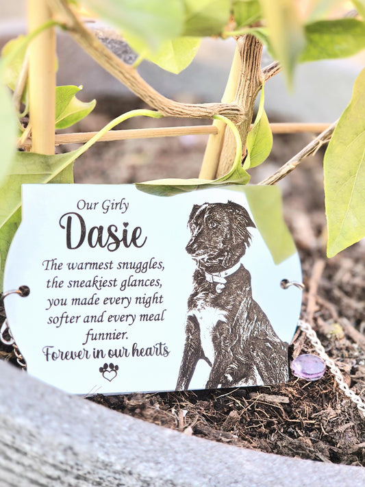 Custom Engraved Stainless Steel Real Photo Plaque for Bench| Memorial| Personalised Design| Memorial 304 Steel or Brass.