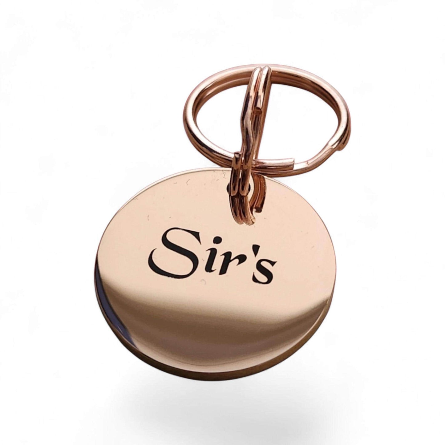 Adult Content – Custom Engraved Stainless Steel BDSM Token / Kinky Charm – 15mm, 20mm, 25mm, 30mm – Any Text & Symbol