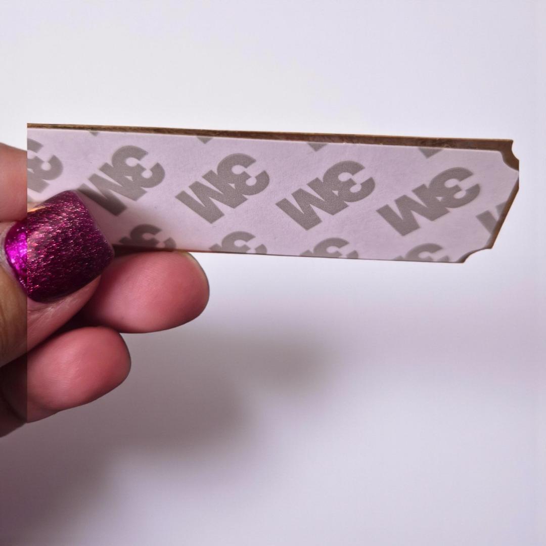 Personalised Solid Brass Name Plate – 3"x1" Engraved Plaque | Adhesive fixing | Trophies, Frames, Gifts, Furniture