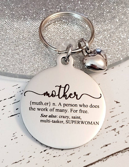 Personalizable Mother’s Day Keyring