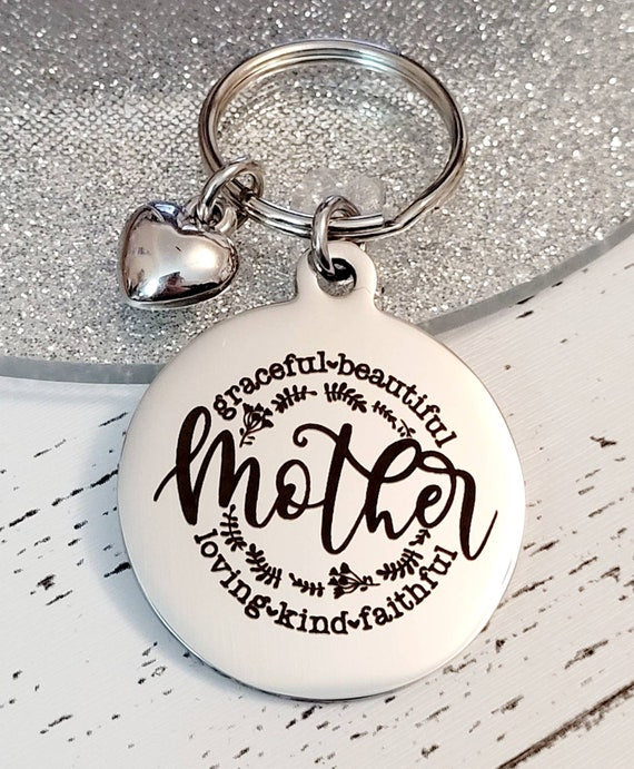 Personalizable Mother’s Day Keyring