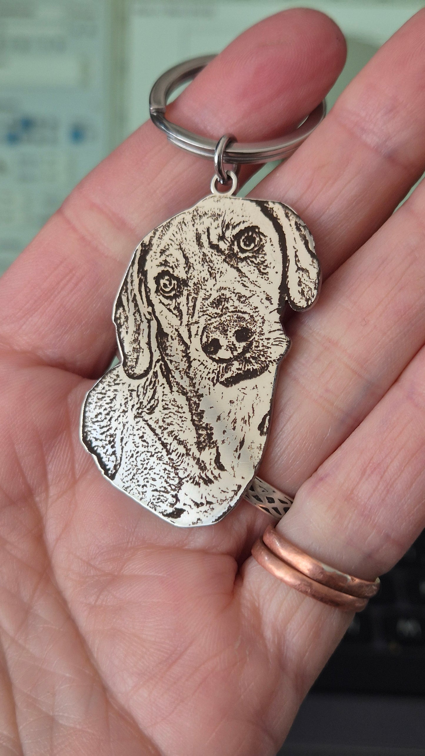 Personalised Stainless Steel Photo Cut-Out | Custom Pet, Portrait & Vehicle Keepsake | Engraved Photo Charm