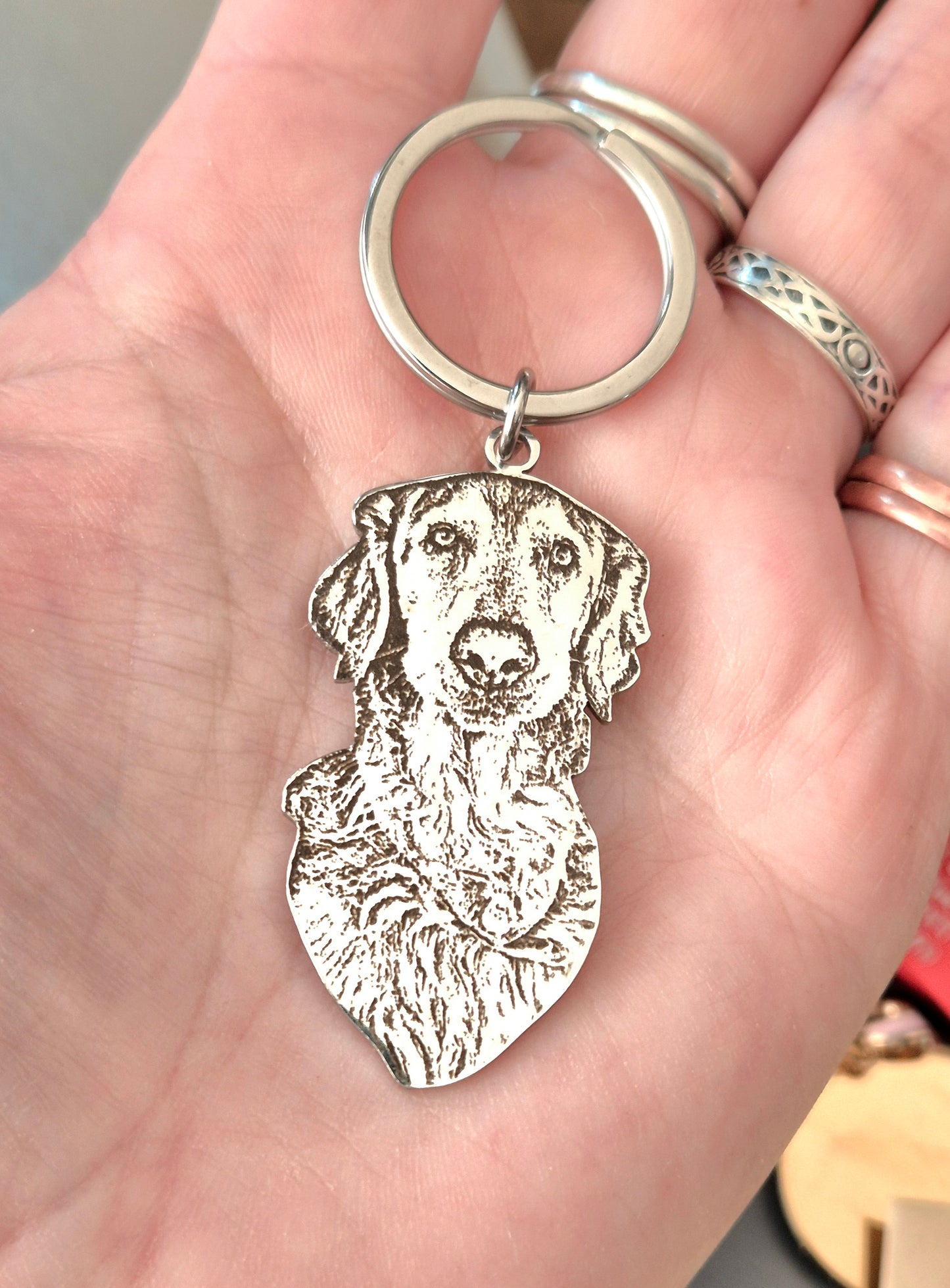 Personalised Stainless Steel Photo Cut-Out | Custom Pet, Portrait & Vehicle Keepsake | Engraved Photo Charm