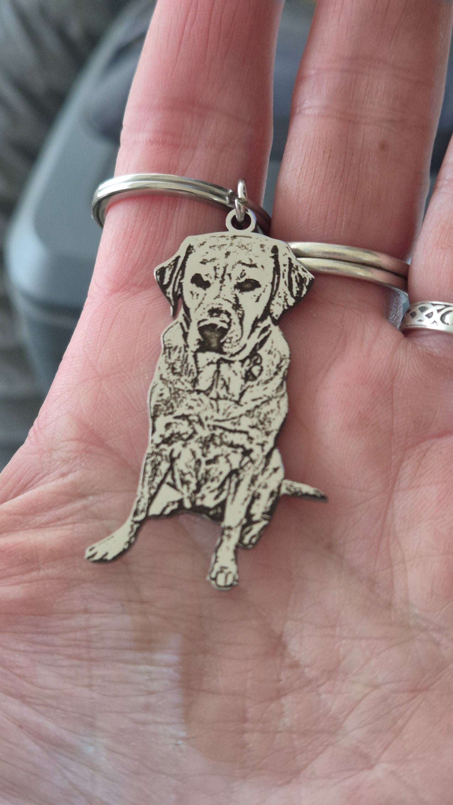 Personalised Stainless Steel Photo Cut-Out | Custom Pet, Portrait & Vehicle Keepsake | Engraved Photo Charm