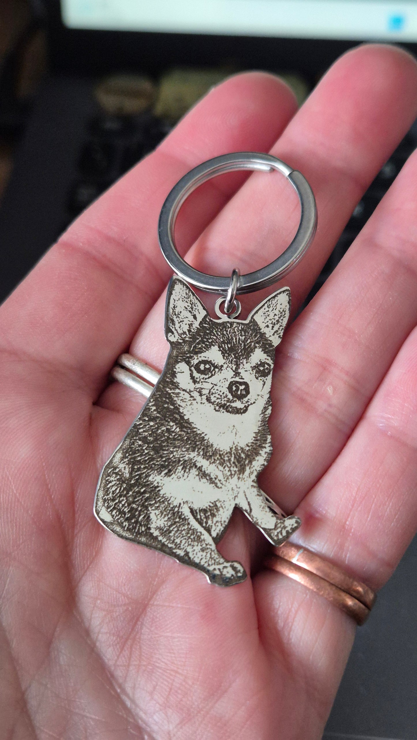 Personalised Stainless Steel Photo Cut-Out | Custom Pet, Portrait & Vehicle Keepsake | Engraved Photo Charm