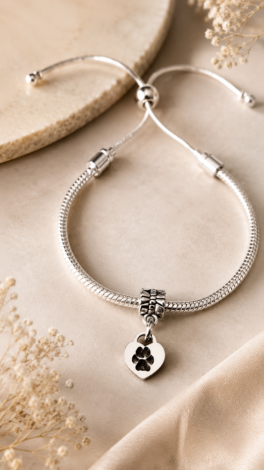 Ladies engraved personalised European charm (fit pandora)