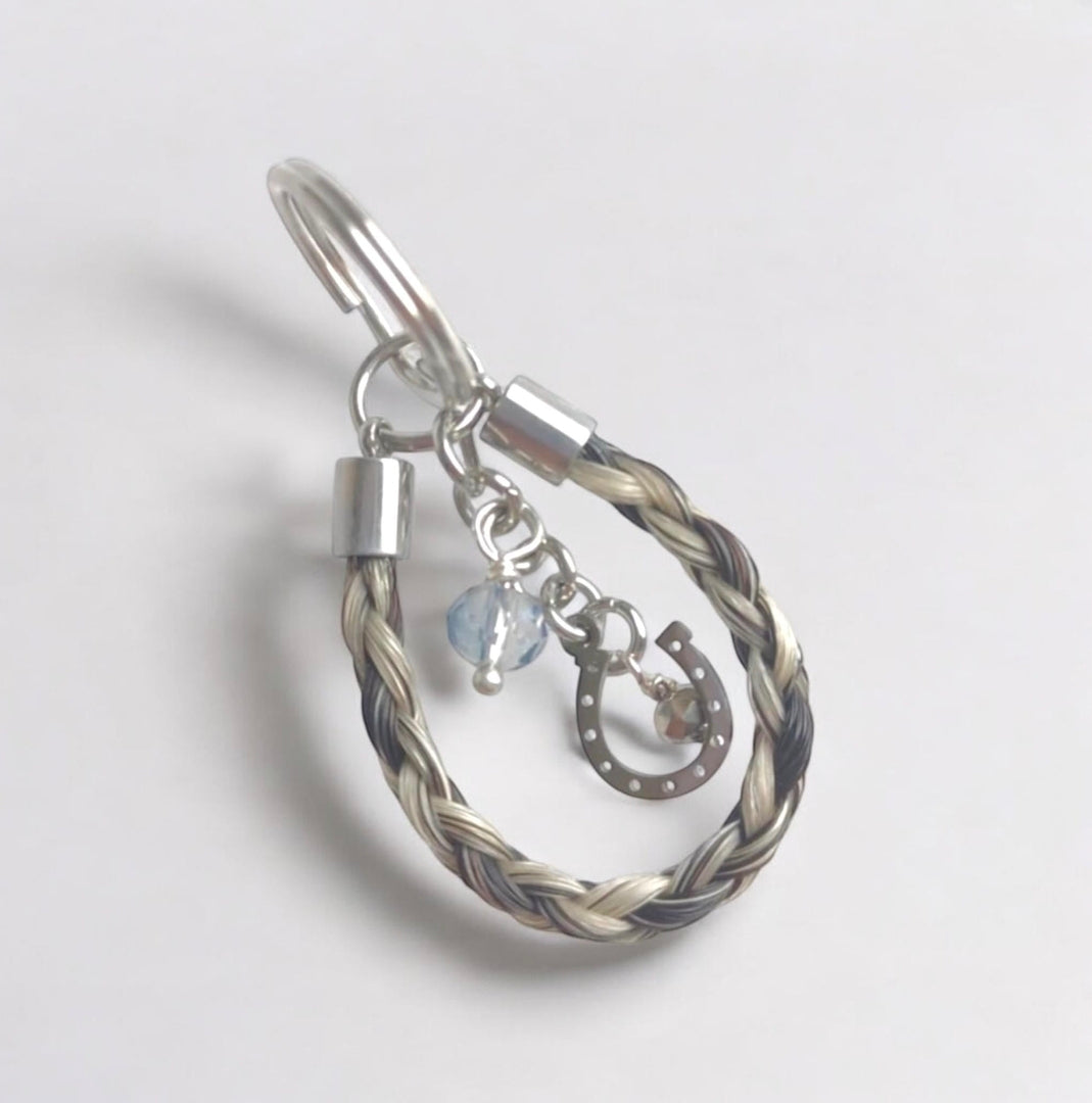Horse hair / tail woven Keyring.