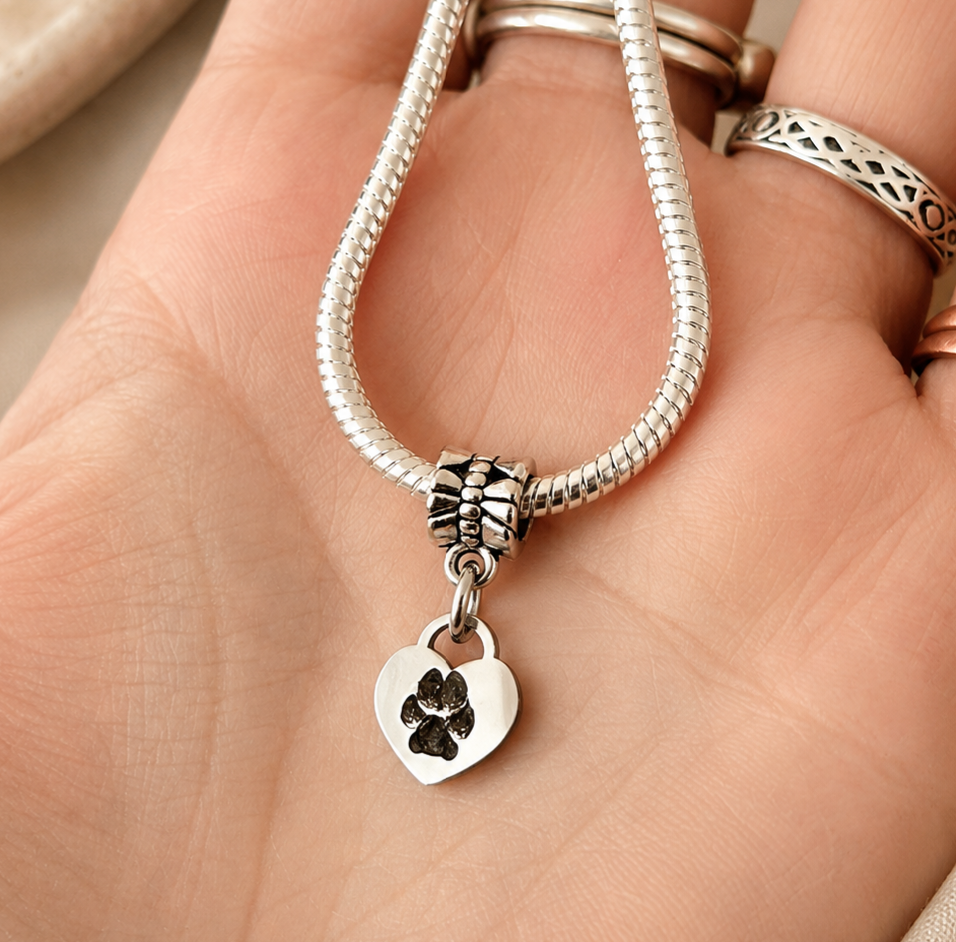 Ladies engraved personalised European charm (fit pandora)