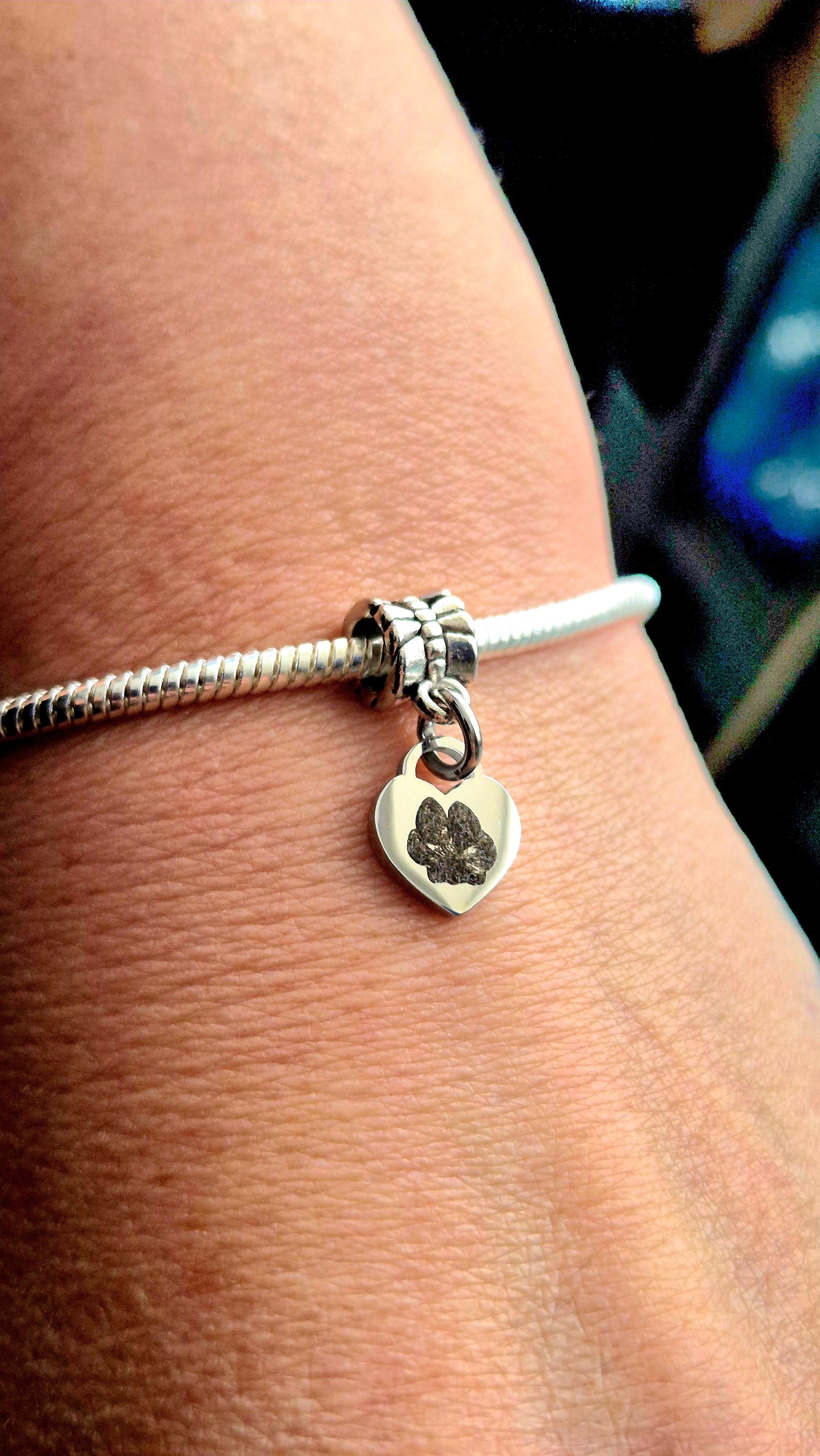 Ladies engraved personalised European charm (fit pandora)