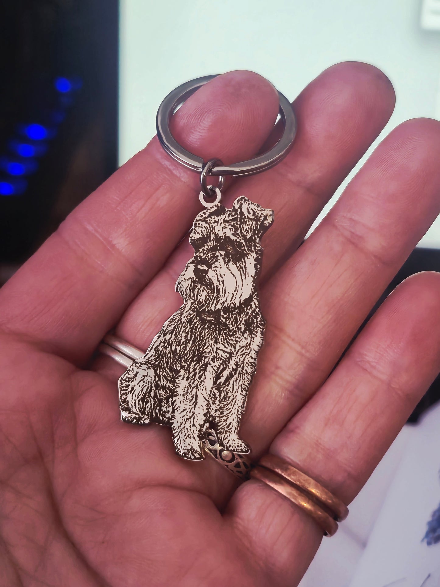 Personalised Stainless Steel Photo Cut-Out | Custom Pet, Portrait & Vehicle Keepsake | Engraved Photo Charm