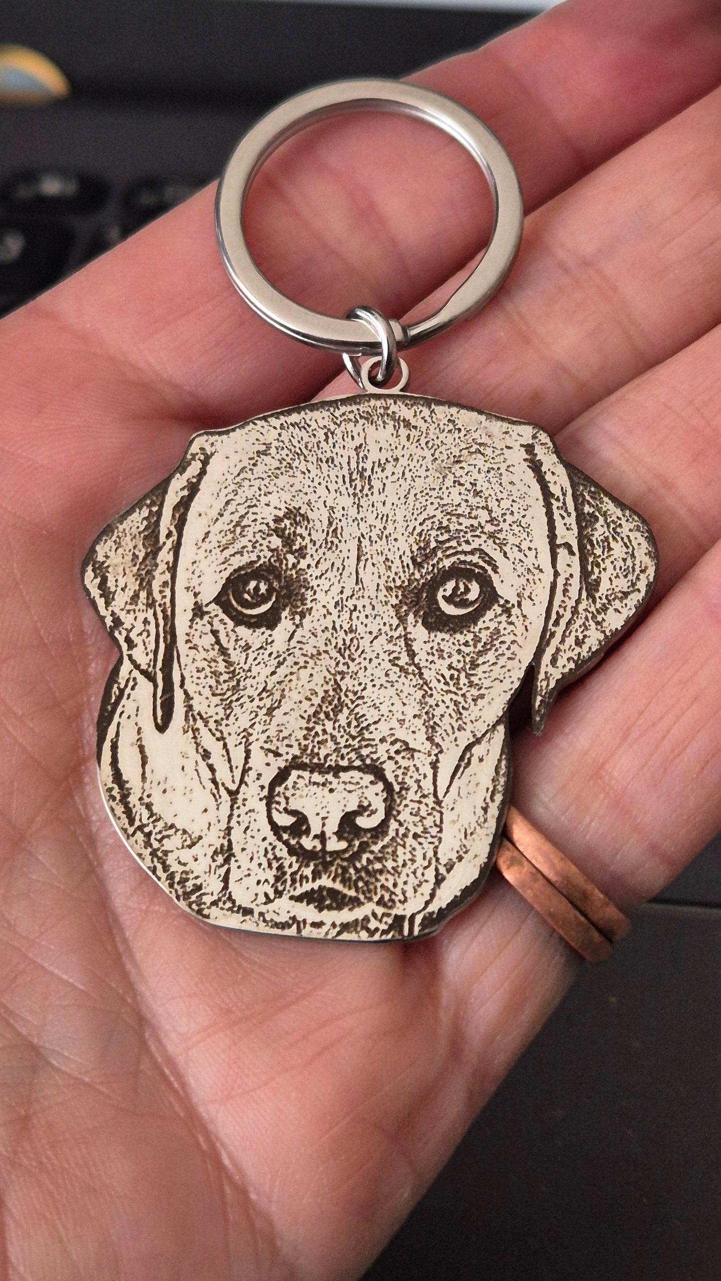 Personalised Stainless Steel Photo Cut-Out | Custom Pet, Portrait & Vehicle Keepsake | Engraved Photo Charm