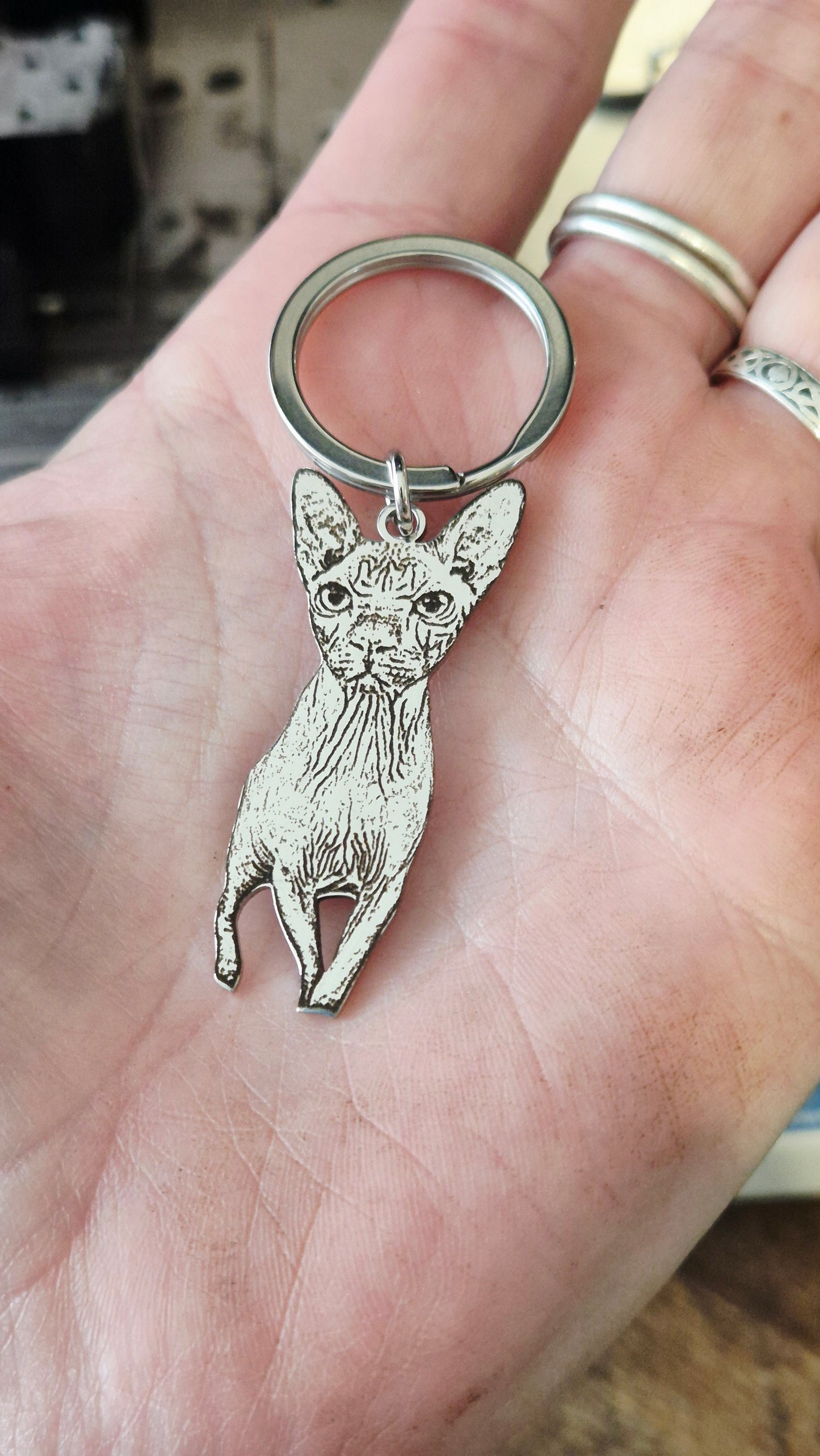 Personalised Stainless Steel Photo Cut-Out | Custom Pet, Portrait & Vehicle Keepsake | Engraved Photo Charm