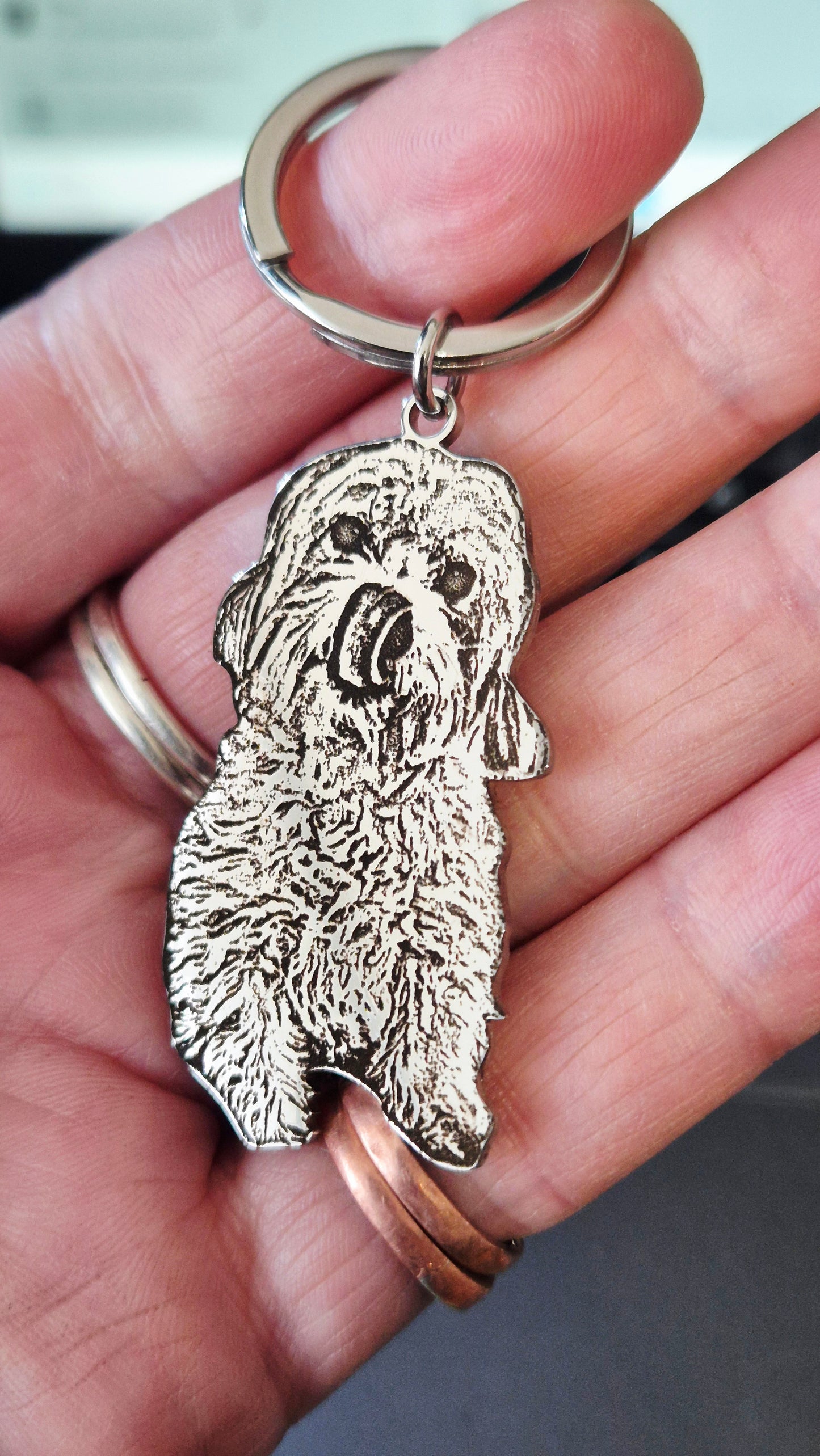 Personalised Stainless Steel Photo Cut-Out | Custom Pet, Portrait & Vehicle Keepsake | Engraved Photo Charm