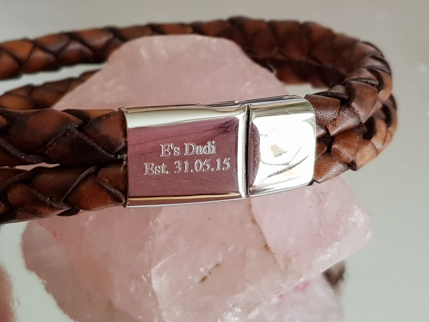 Genuine leather bracelet