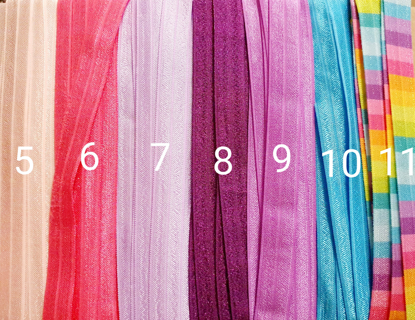 Stainless steel charm with elasticated band