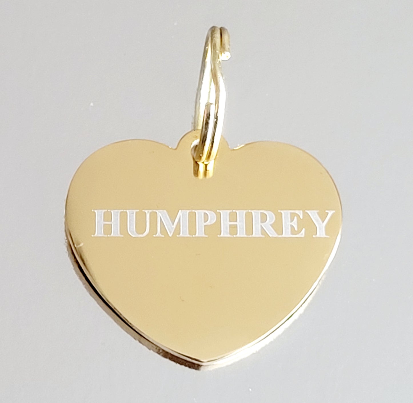 Laser Engraved stainless steel heart