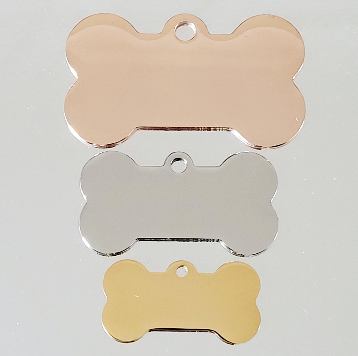 The Nob Dog design bone ID Tag