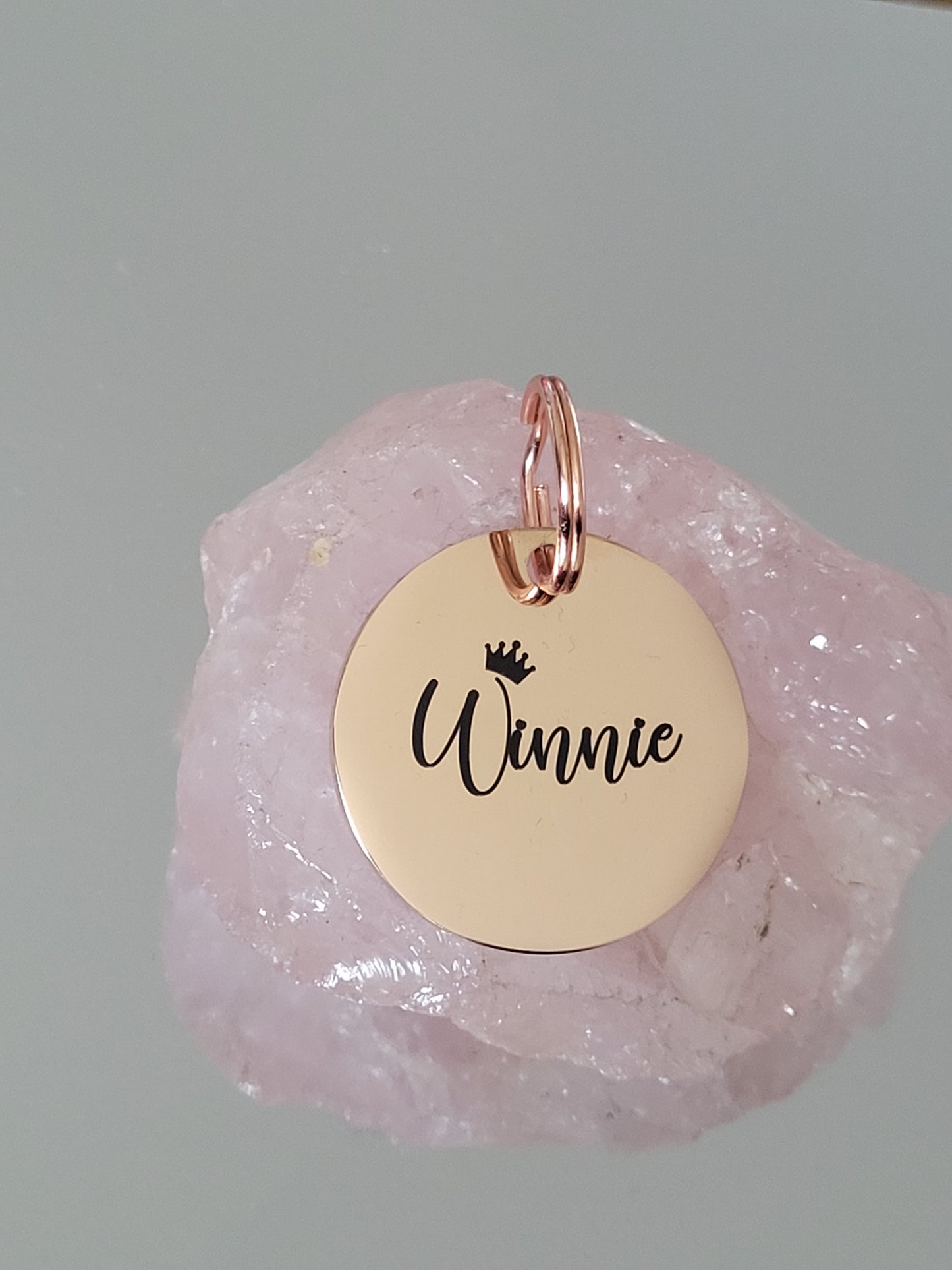 Laser Engraved stainless steel disk tag