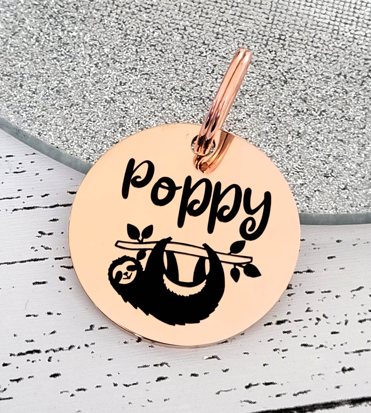 Sloth design ID tag